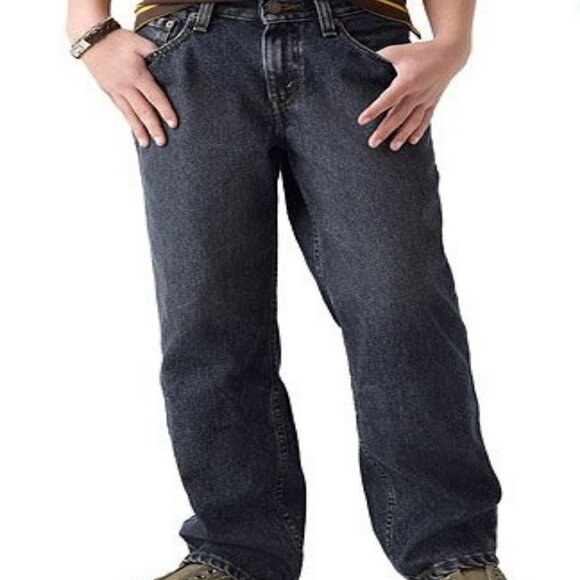 NWT - Boys' Husky Relaxed Jeans - Sz 12 - Picture 3 of 12